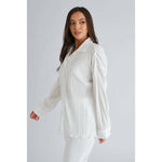 Load image into Gallery viewer, White Plisse Co-ord
