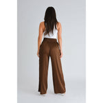 Load image into Gallery viewer, Chocolate Satin Trousers
