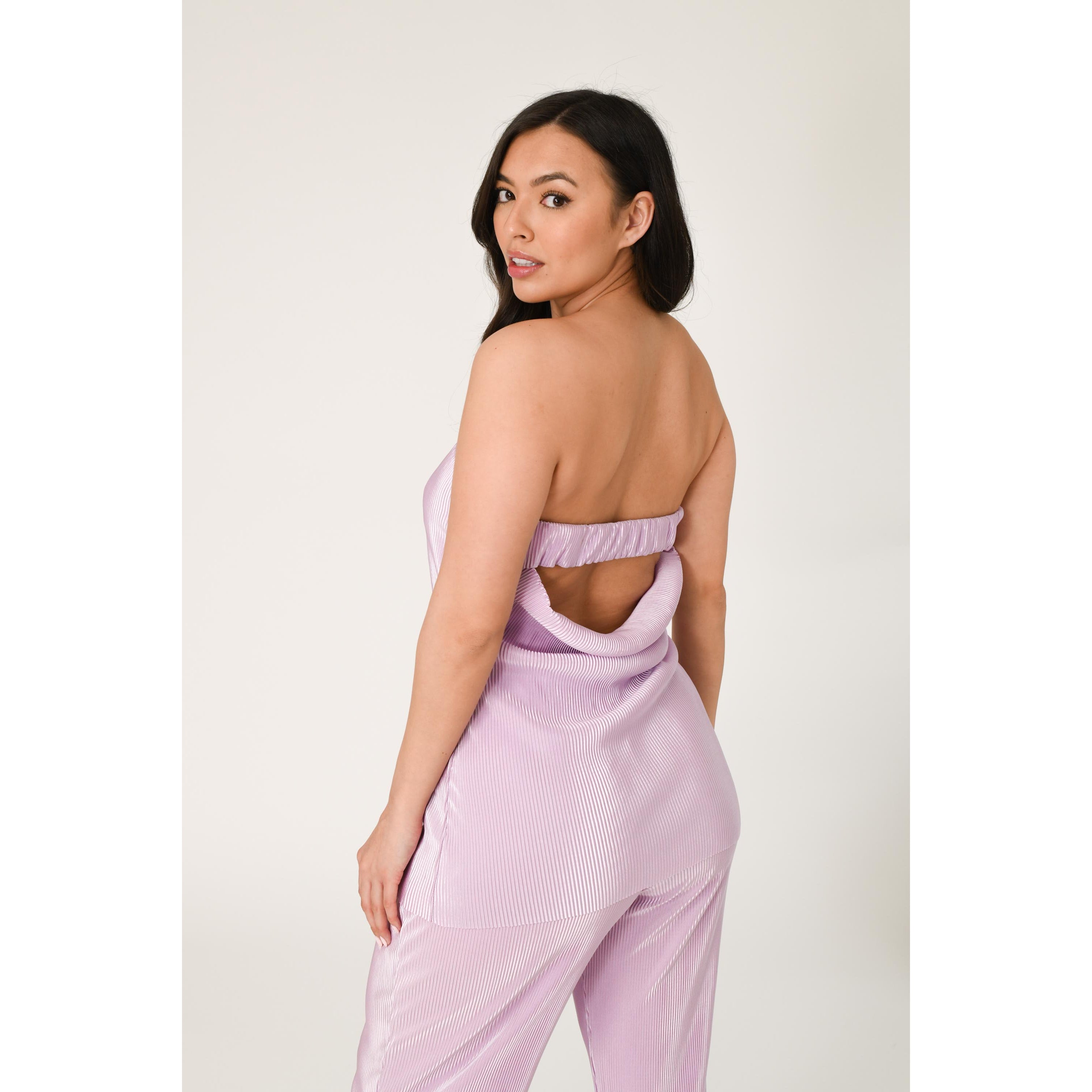 Lilac Pleated Co-ord